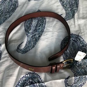 Lauren Ralph Lauren brown belt NWT